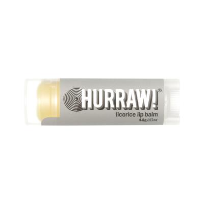 Hurraw! Organic Lip Balm Licorice 4.8g